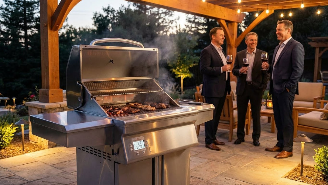 Memphis Grills Beale Street Wi-Fi Controlled 26-Inch 430 Stainless Steel Pellet Grill