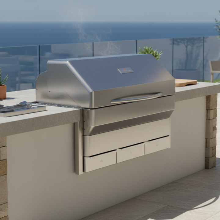 Memphis Grills Elite ITC3 Wi-Fi Monitored 39-Inch 304 Stainless Steel Built-In Pellet Grill
