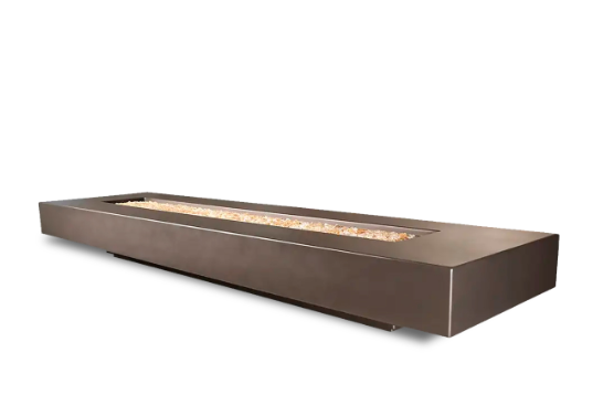 Archpot Midway Rectangle Slim Fire Table
