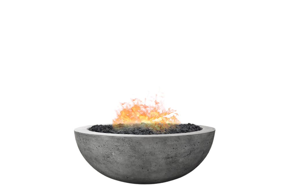 Moderno 4 Fire Bowl – 48” Extra-Large Outdoor Gas Fire Pit with Lightweight Build & Artisan Finish