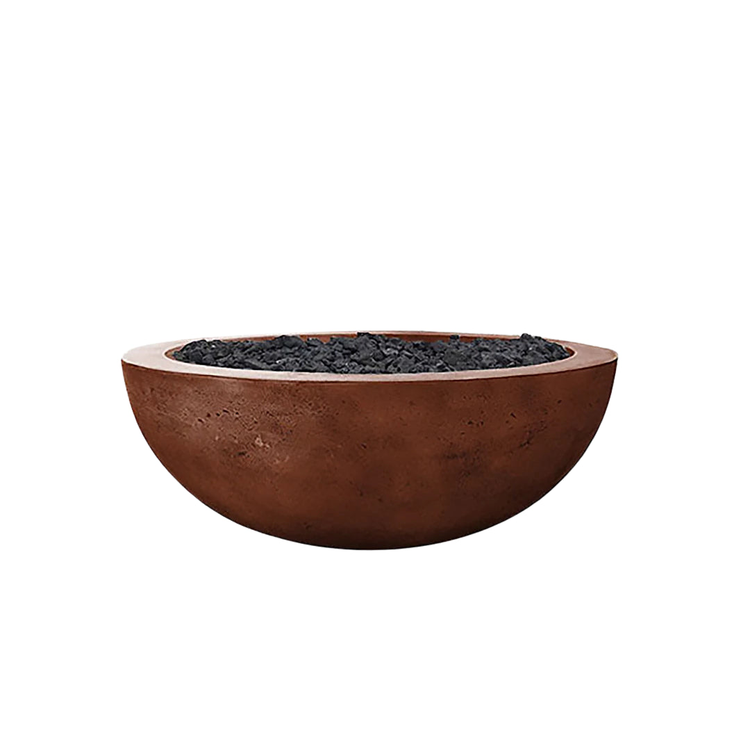 Moderno 4 Fire Bowl – 48” Extra-Large Outdoor Gas Fire Pit with Lightweight Build & Artisan Finish
