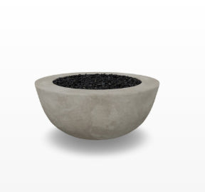 Moderno 8 Fire Bowl – 39" Hand-Crafted Concrete Gas Fire Pit, Taller Design (65,000 BTUs, Natural Gas or Propane)