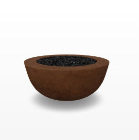 Moderno 8 Fire Bowl – 39" Hand-Crafted Concrete Gas Fire Pit, Taller Design (65,000 BTUs, Natural Gas or Propane)
