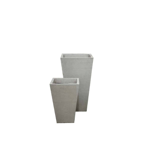 Napoli Concrete Planter – Modern Outdoor Elegance in Two Sleek Sizes