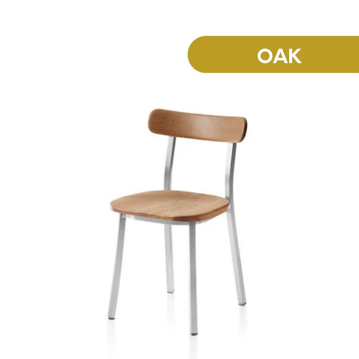 Emeco Hand Brushed Utility Side Chair by Jasper Morrison