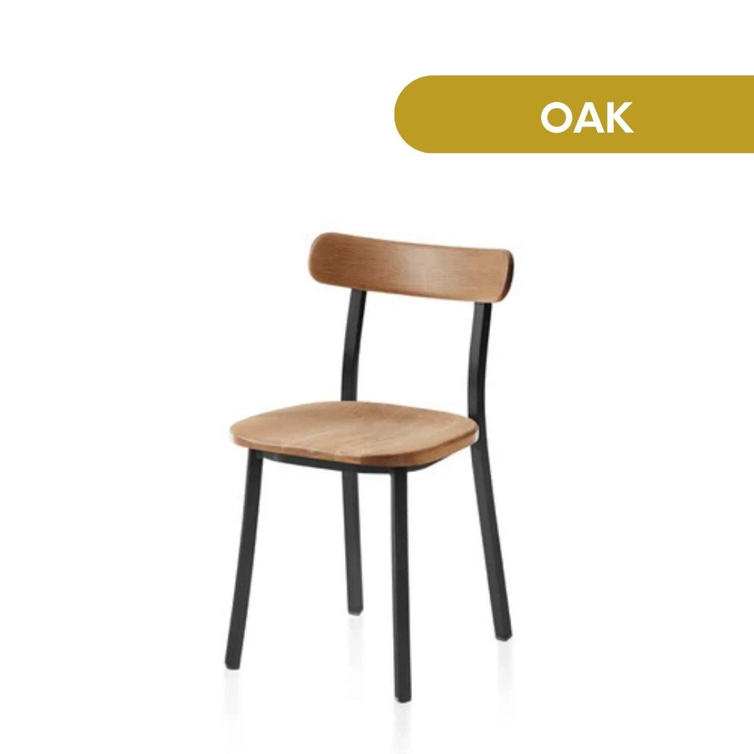 OAK SEAT & BACK