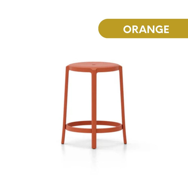 Emeco On & On Stool, Recycled Plastic Seat by Edward Barber & Jay Osgerby