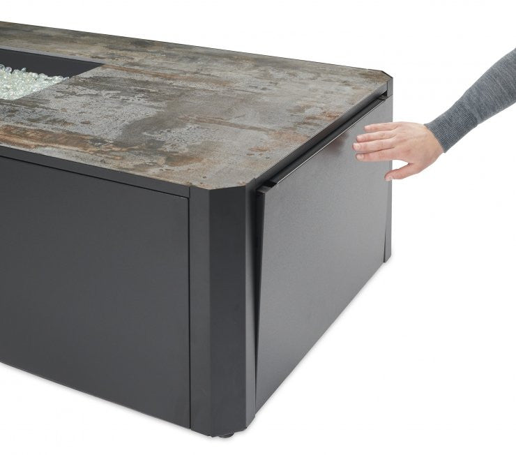 Easy Access To Propane Cylinder or Interior of Table