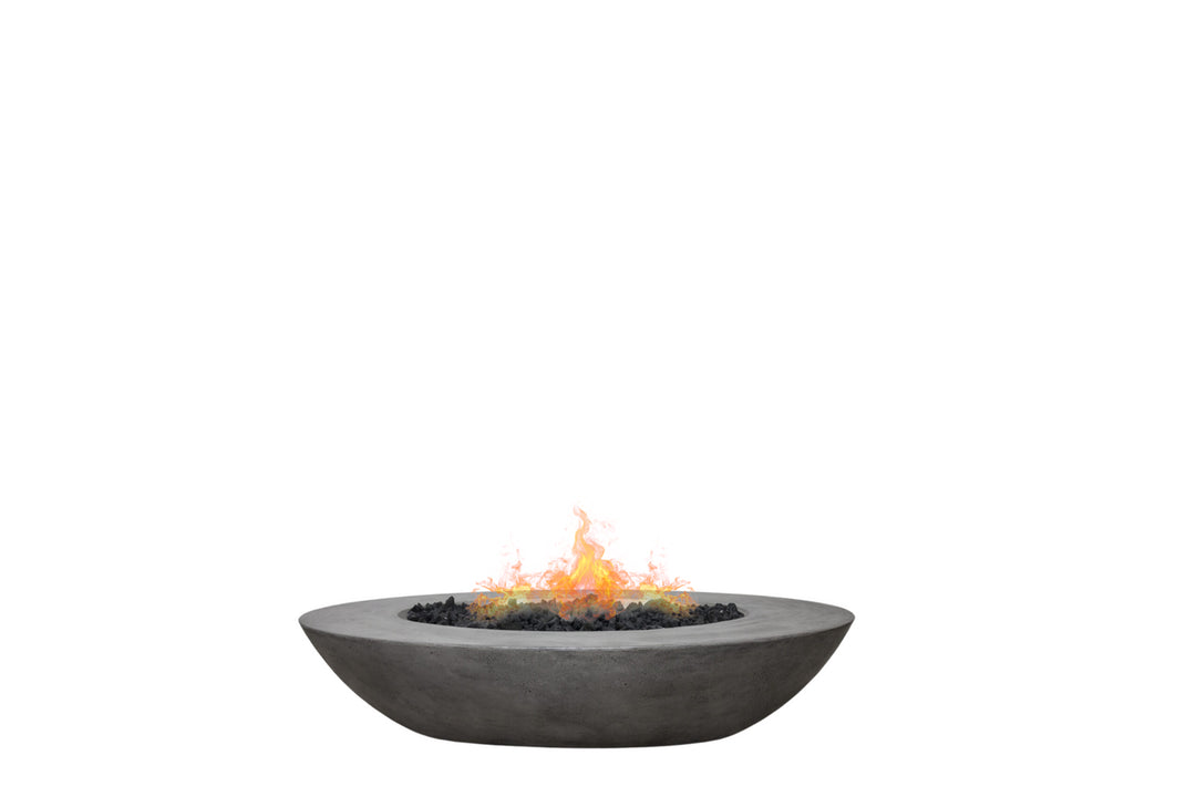 Ovale Rectangular Fire Pit Table – 45” x 79” Outdoor Gas Fire Bowl
