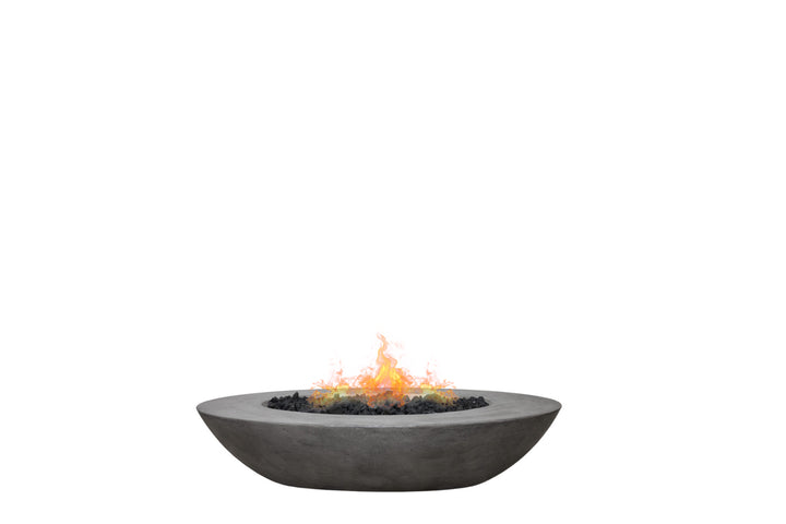 Ovale Rectangular Fire Pit Table – 45” x 79” Outdoor Gas Fire Bowl