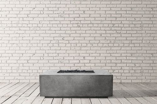 Porto 58 Fire Table – 65,000 BTU Rectangular Outdoor Gas Fire Pit with Built-In Propane Tank Storage