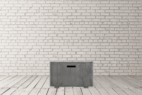 Porto 60 Low Profile Fire Table – 65,000 BTU Rectangular Outdoor Gas Fire Pit with Built-In Propane Tank Storage