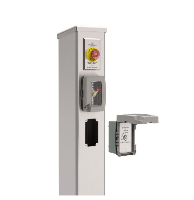 Commercial Electric Control Tower – Stainless Steel Timer Post (Patio or In-Ground)