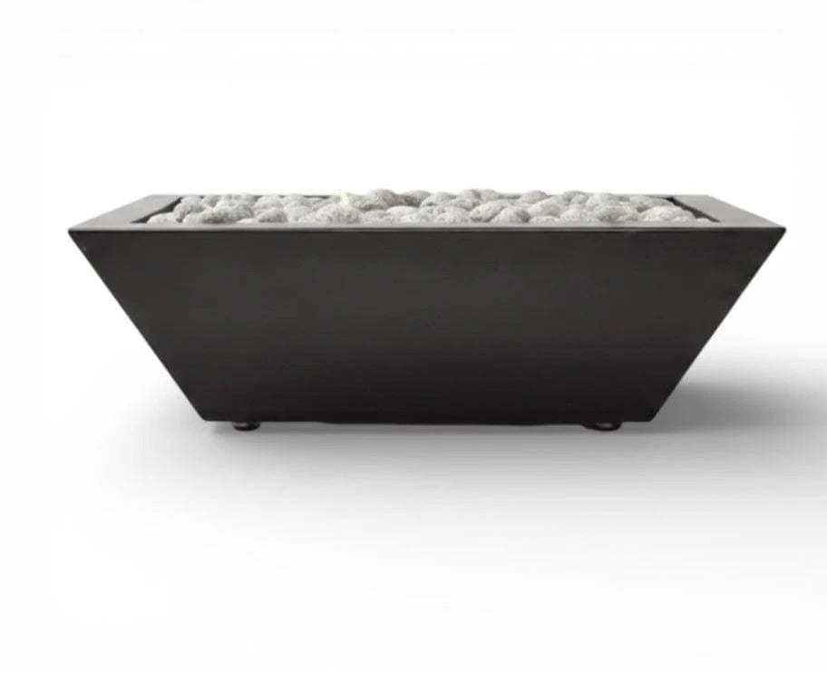 Warming Trends AON Architectural Pinnacle Square Wok Metal Vessel with CrossFire® Brass Burner