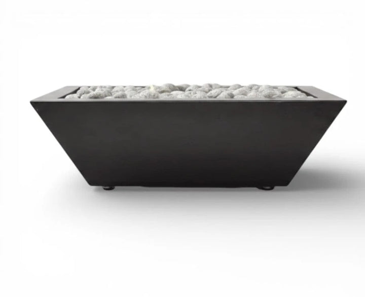 Warming Trends AON Architectural Pinnacle Square Wok Metal Vessel with CrossFire® Brass Burner