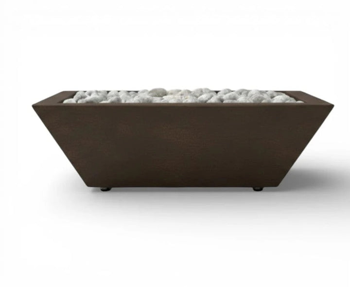 Warming Trends AON Architectural Pinnacle Square Wok Metal Vessel with CrossFire® Brass Burner