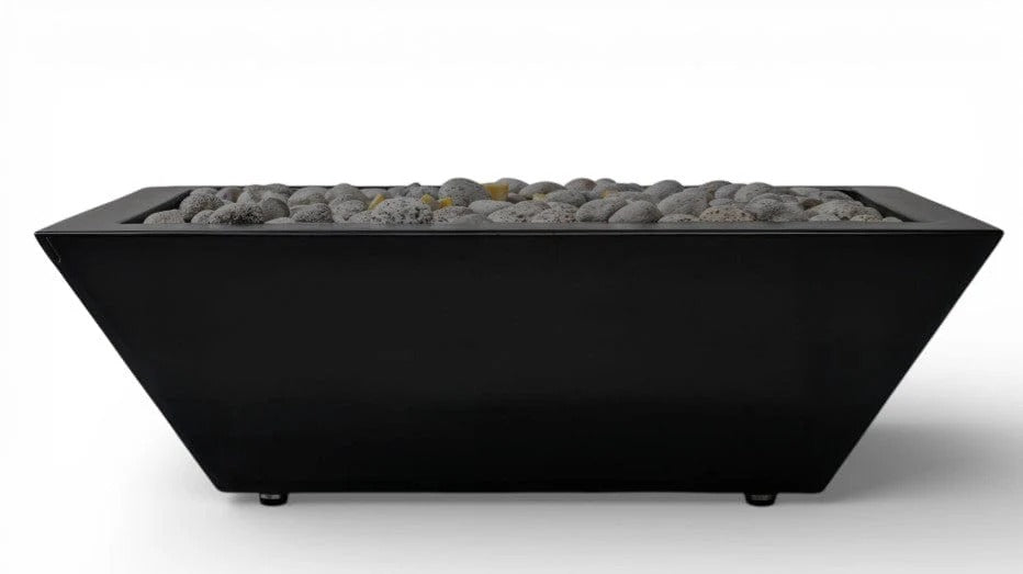 Warming Trends AON Architectural Pinnacle Square Wok Metal Vessel with CrossFire® Brass Burner
