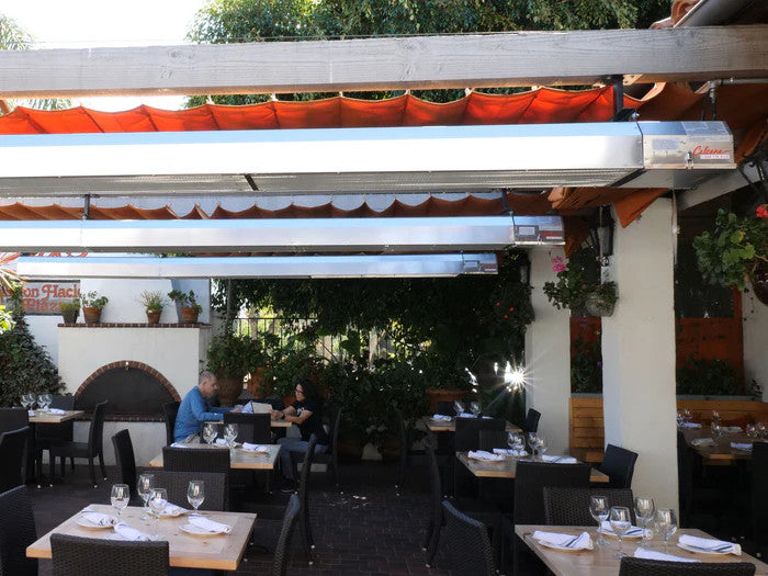 Calcana PH-50A 15’ 304 Stainless Steel Standard Output Infrared Patio Heater