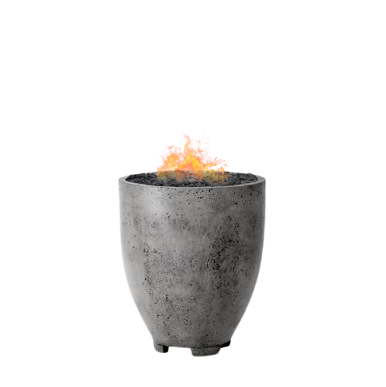 Pentola 1 Fire Bowl – 24" Outdoor Gas Fire Pit with Pedestal Base