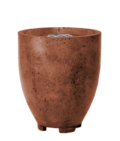 Pentola 1 Fire Bowl – 24" Outdoor Gas Fire Pit with Pedestal Base