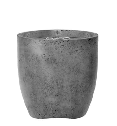 Pentola 2 Fire Bowl – 24" Round Outdoor Gas Fire Pit with Pedestal Base
