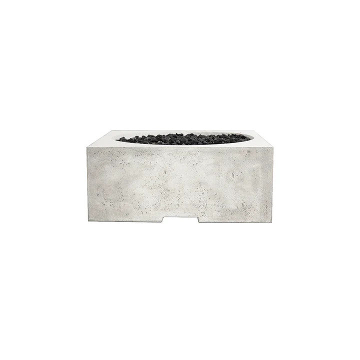 Piazza 39" Square Fire Table – Modern Outdoor Gas Fire Pit (Propane or Natural Gas)