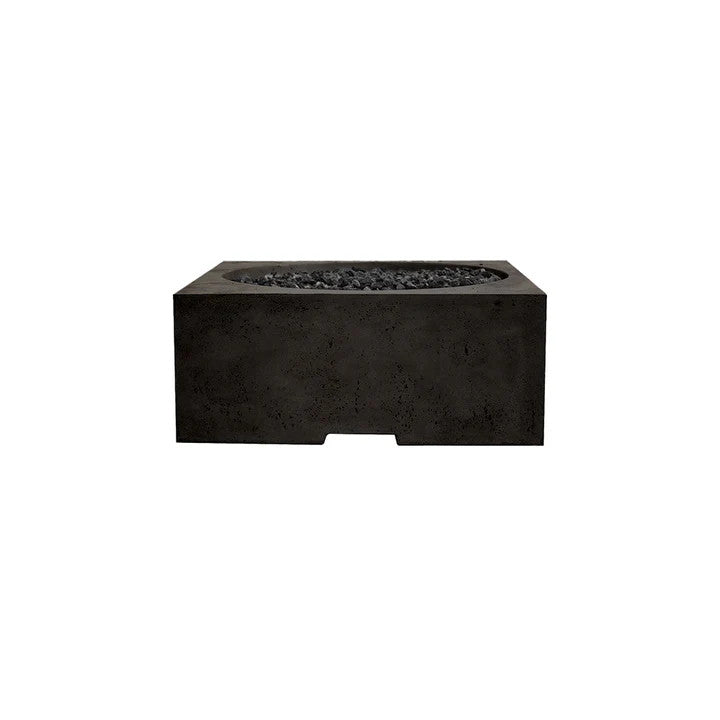 Piazza 39" Square Fire Table – Modern Outdoor Gas Fire Pit (Propane or Natural Gas)