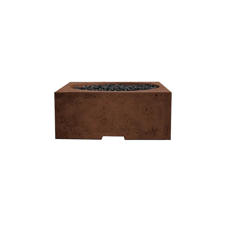 Piazza 39" Square Fire Table – Modern Outdoor Gas Fire Pit (Propane or Natural Gas)