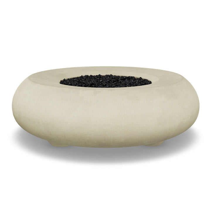 Pietra Fire Bowl – 48" Round Hand-Crafted Concrete Gas Fire Pit (65,000 BTUs, Propane/Natural Gas)