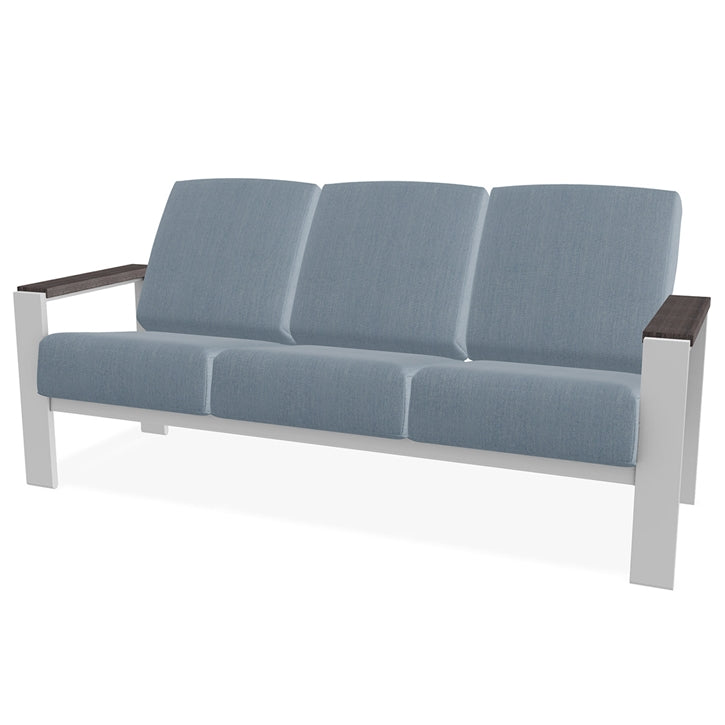 Telescope Casual Larssen Cushion Sofa with Polymer Arm Accents