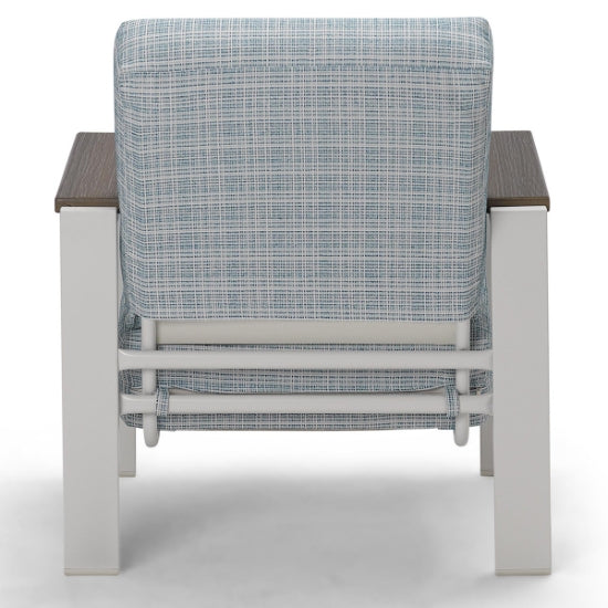 Telescope Casual Larssen Cushion Lounge Chair with Polymer Arm Accents