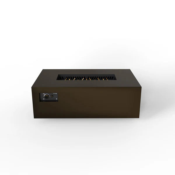 48" Rectangular AON Fire Table with 170,000 BTU CROSSFIRE® Brass Burner