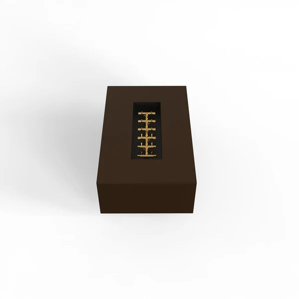 48" Rectangular AON Fire Table with 170,000 BTU CROSSFIRE® Brass Burner