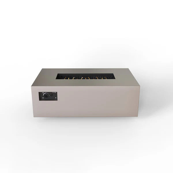 48" Rectangular AON Fire Table with 170,000 BTU CROSSFIRE® Brass Burner