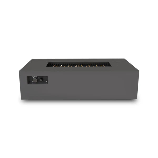 60" Rectangular AON Fire Table with 230,000 BTU CROSSFIRE® Brass Burner
