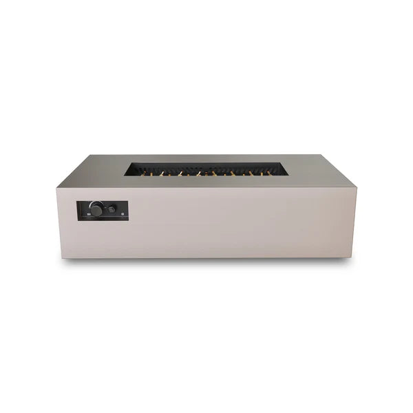 60" Rectangular AON Fire Table with 230,000 BTU CROSSFIRE® Brass Burner