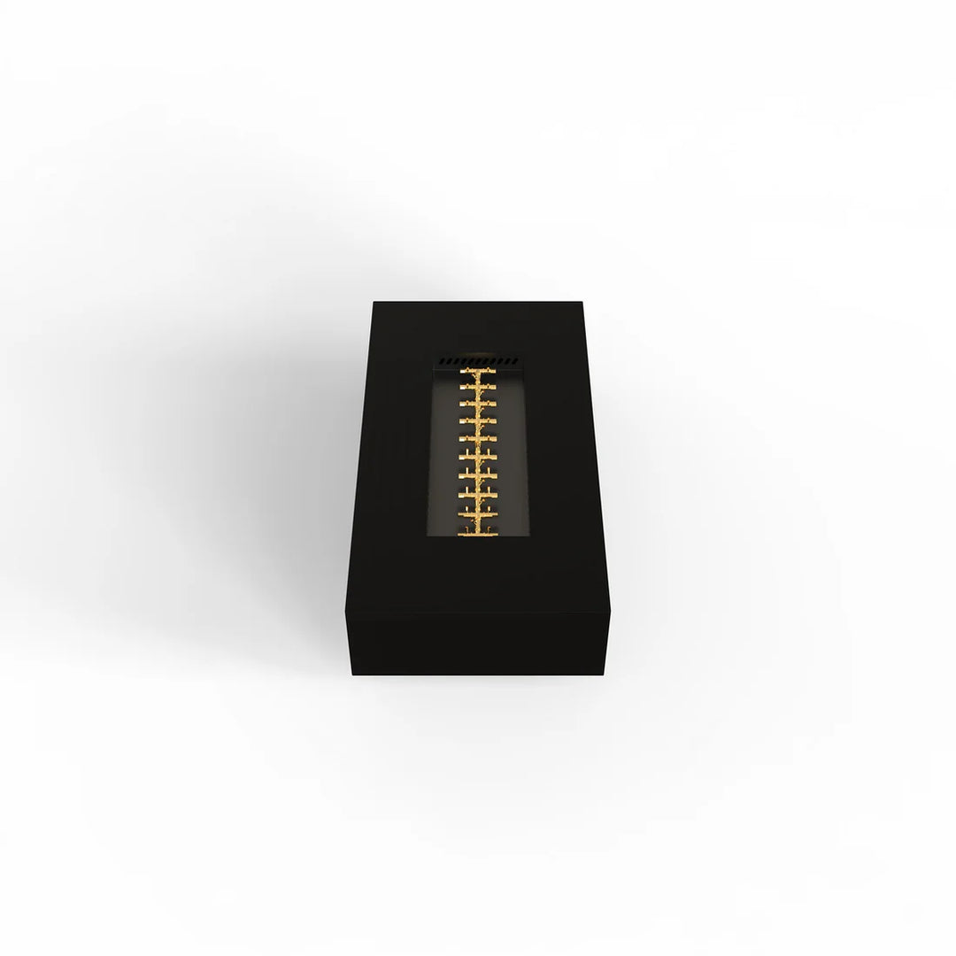 72” Rectangular AON Fire Table with 290,000 BTU CROSSFIRE® Brass Burner