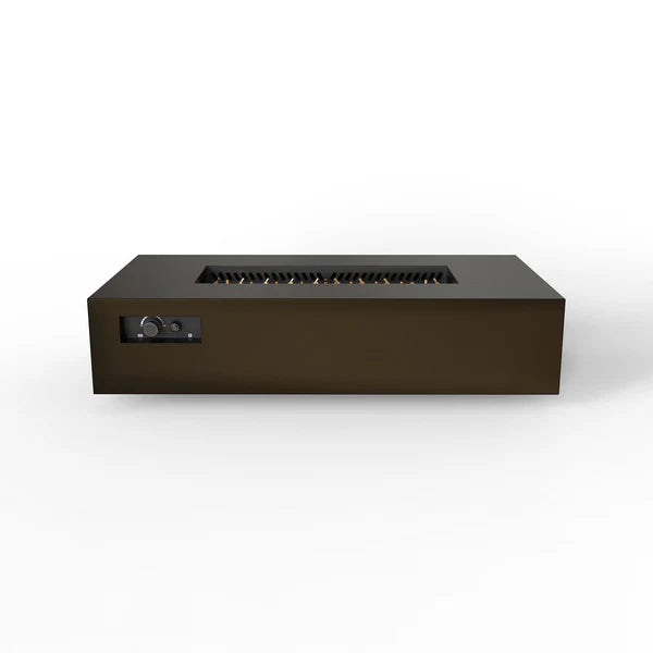 72” Rectangular AON Fire Table with 290,000 BTU CROSSFIRE® Brass Burner