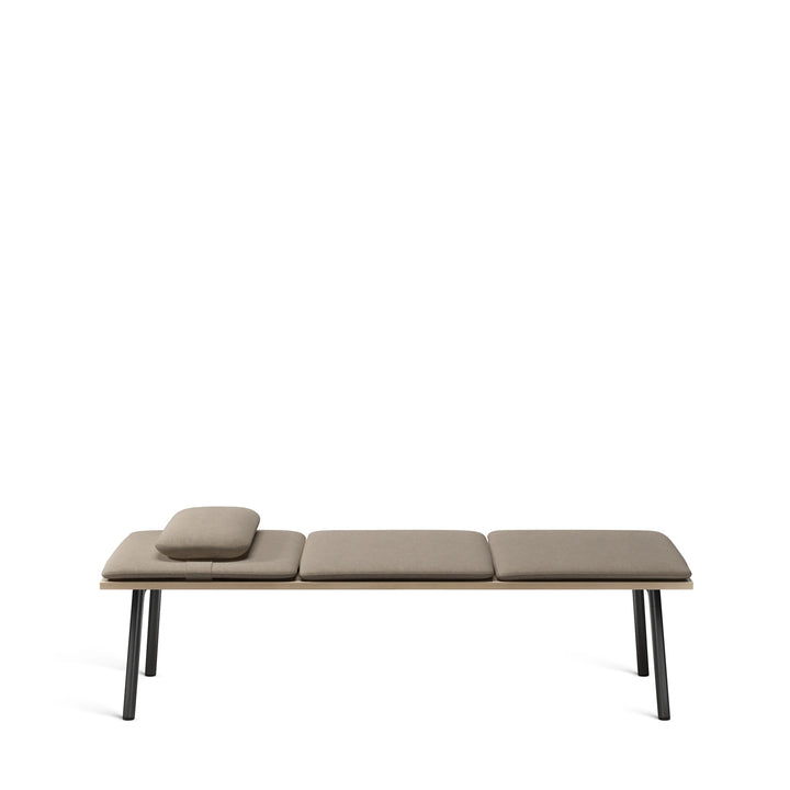 Emeco Black Powder Coated Run Outdoor Daybed by Sam Hecht & Kim Colin