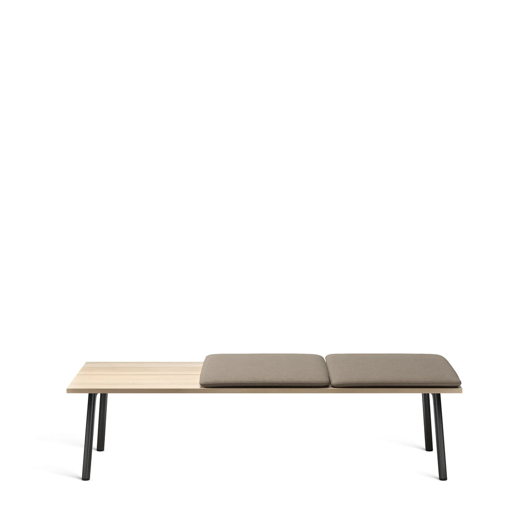Emeco Black Powder Coated Run Outdoor Daybed by Sam Hecht & Kim Colin