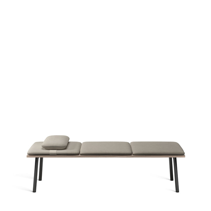 Emeco Run Daybed – Black Powder Coated | Ash Top | Sam Hecht & Kim Colin
