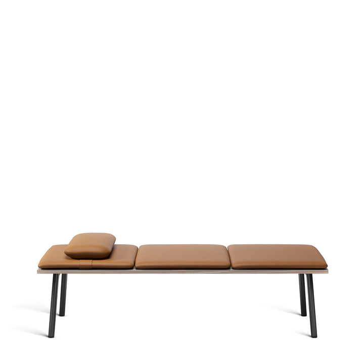 Emeco Run Daybed – Black Powder Coated | Ash Top | Sam Hecht & Kim Colin