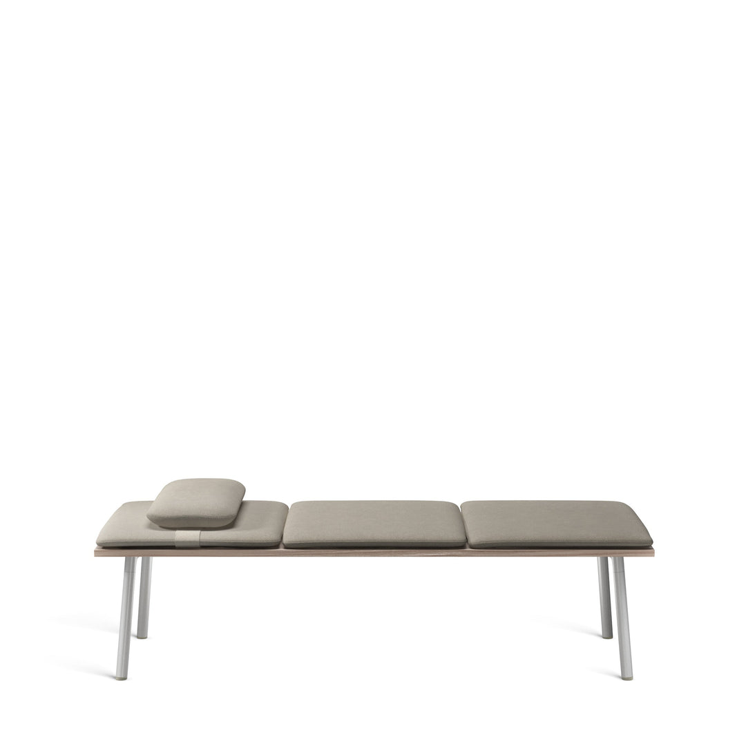 Emeco Run Daybed – Ash Top | Clear Anodized Base | Sam Hecht & Kim Colin