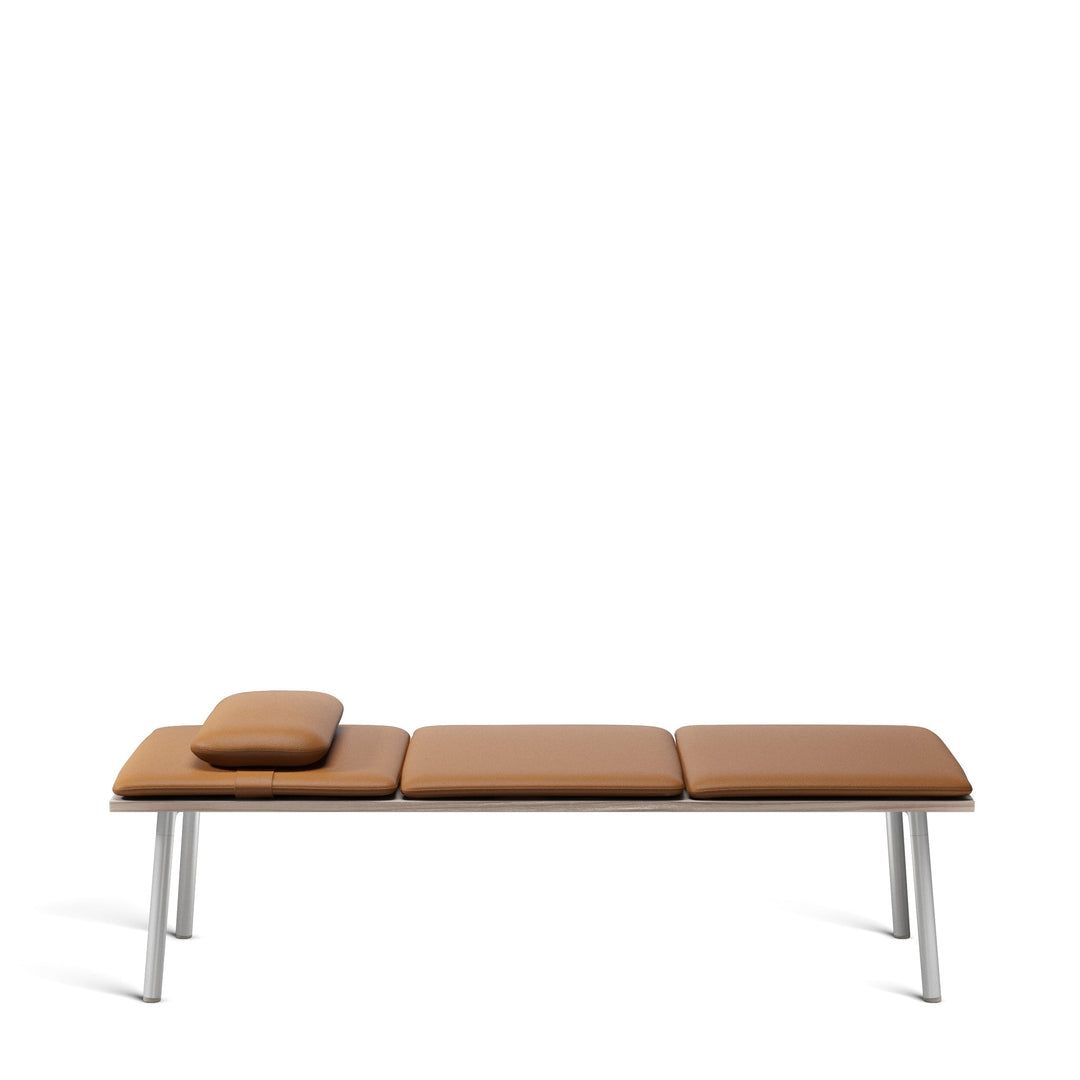 Emeco Run Daybed – Ash Top | Clear Anodized Base | Sam Hecht & Kim Colin
