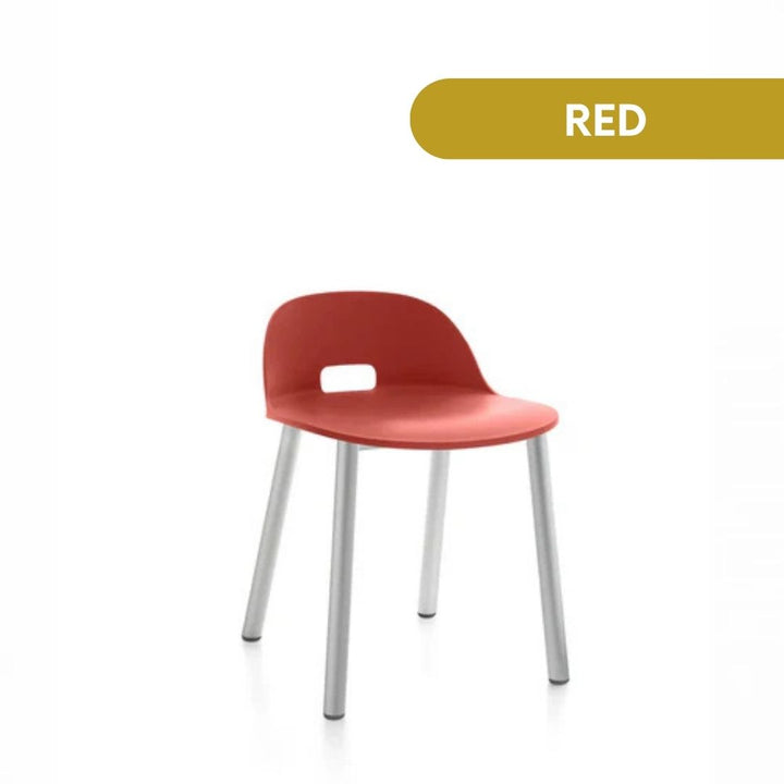 Emeco Alfi® Aluminum Low Back Chair by Jasper Morrison