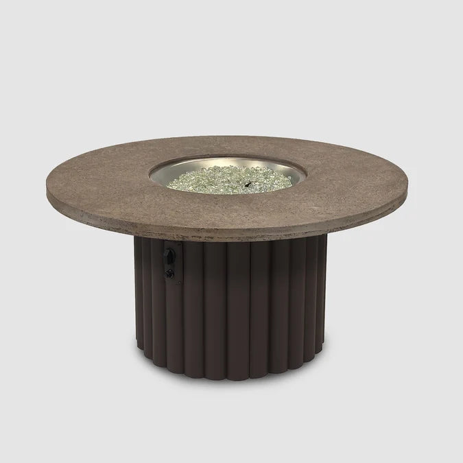 Outdoor GreatRoom Reverie 48" Round Gas Fire Pit Table