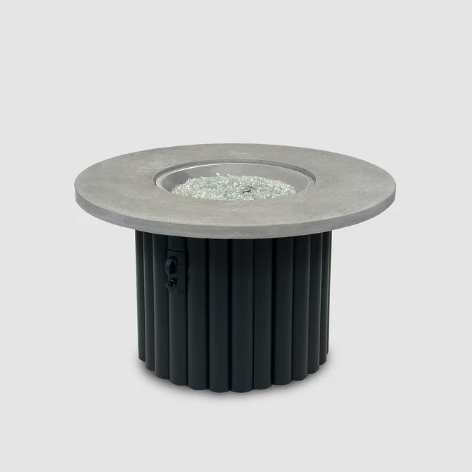Reverie 42" Round Gas Fire Pit Table with Supercast™ Top – Manual Ignition (LP or NG)