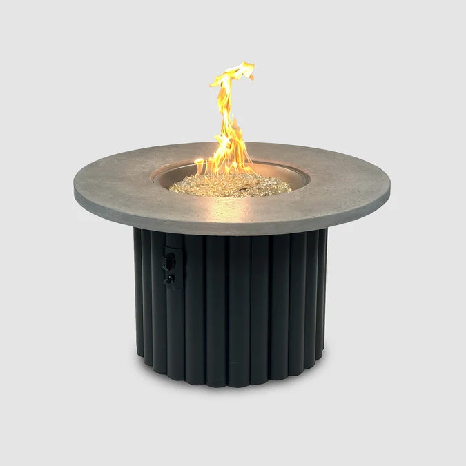 Reverie 42" Round Gas Fire Pit Table with Supercast™ Top – Manual Ignition (LP or NG)