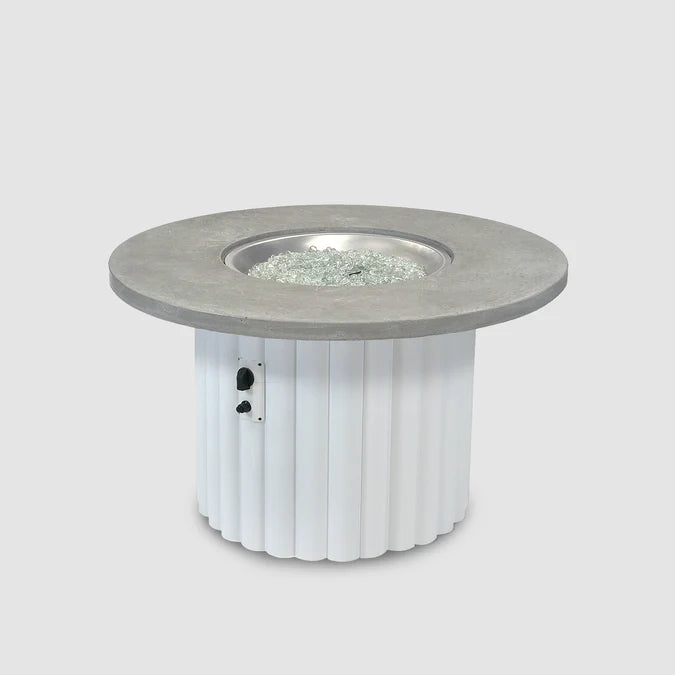 Reverie 42" Round Gas Fire Pit Table with Supercast™ Top – Manual Ignition (LP or NG)