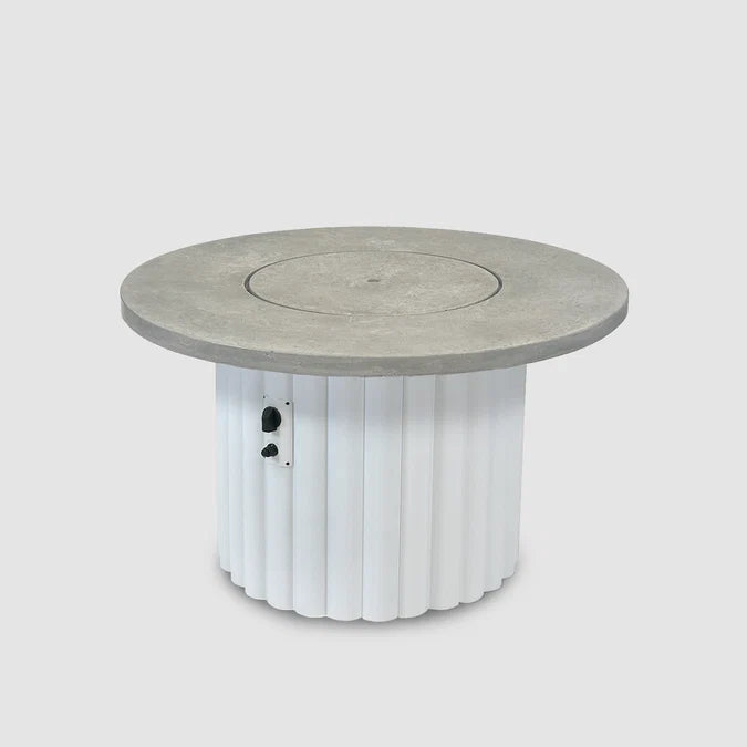 Reverie 42" Round Gas Fire Pit Table with Supercast™ Top – Manual Ignition (LP or NG)
